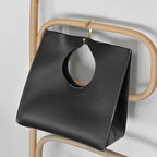 BOBXES Vintage Minimalist Soft PU Leather Small Tote Clutch Women Handbag