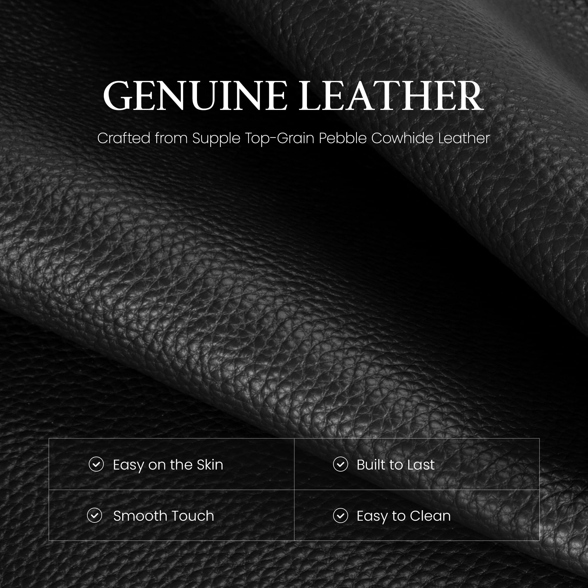 BOBXES Genuine Leather Tote Zipper Handbags For Women