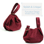 BOBXES Women Velvet Top Handle Clutch Wristlet Small Tote Purse Evening Handbag
