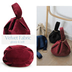 BOBXES Women Velvet Top Handle Clutch Wristlet Small Tote Purse Evening Handbag