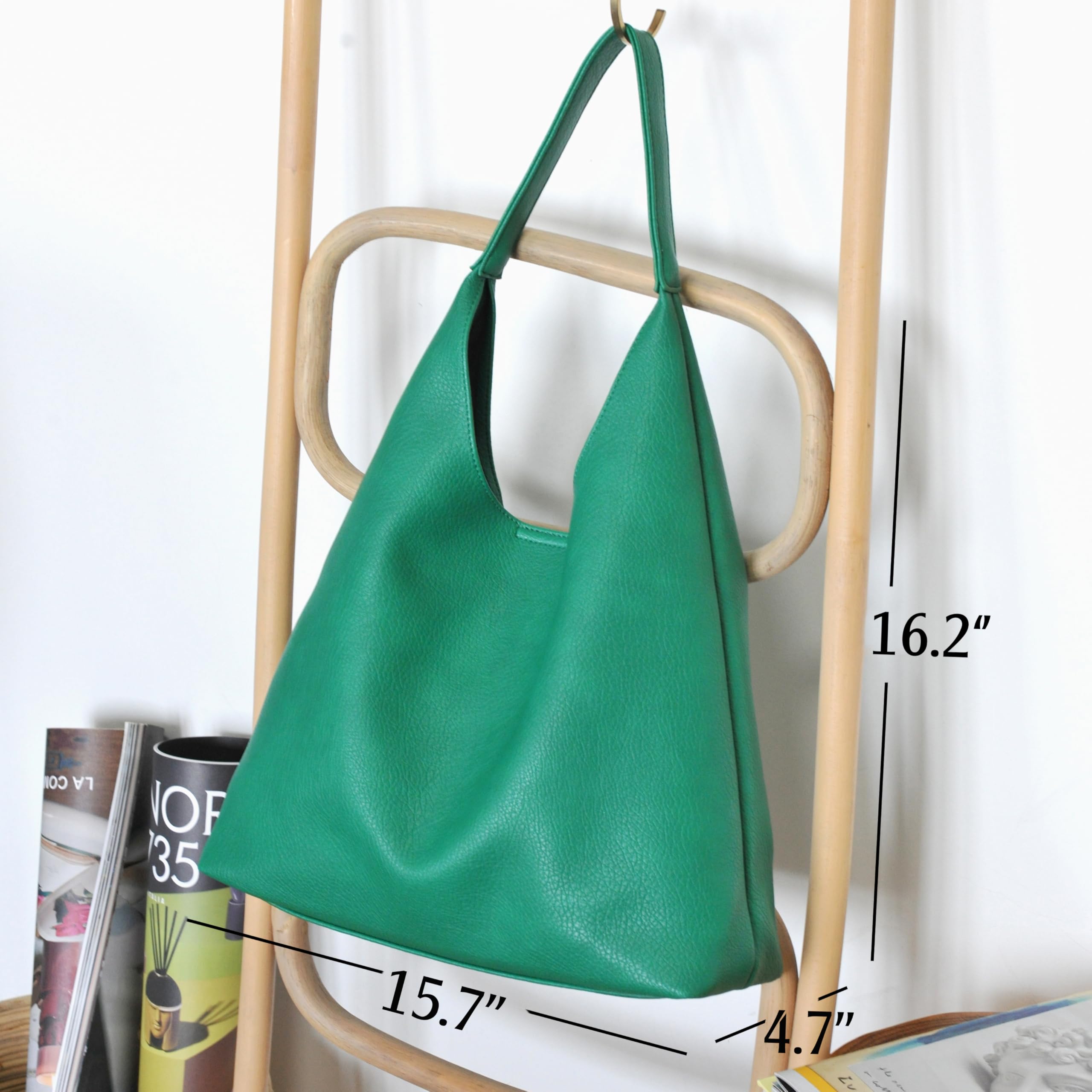 BOBXES Hobo Bags for Women Soft Vegan Leather Shoulder