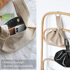BOBXES Women's Glossy Patent Vegan Leather Top‑Handle Clutch Tote Bag