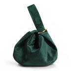 BOBXES Women Velvet Top Handle Clutch Wristlet Small Tote Purse Evening Handbag