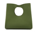 BOBXES Vintage Minimalist Soft PU Leather Small Tote Clutch Women Handbag