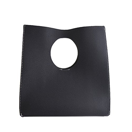 BOBXES Vintage Minimalist Soft PU Leather Small Tote Clutch Women Handbag